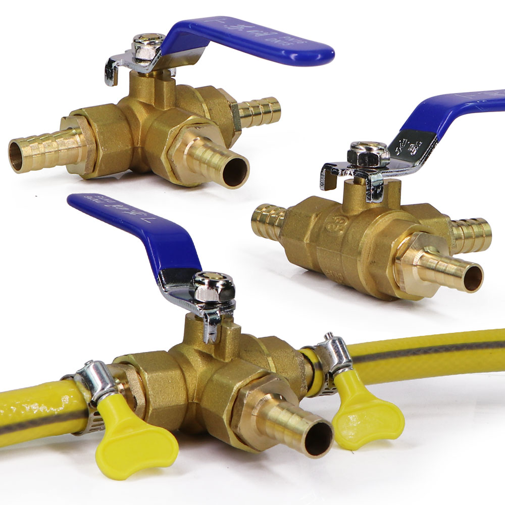 Spoke Nipple Brass - Pirinç Tee Küresel Vana Adaptörü 6-25mm