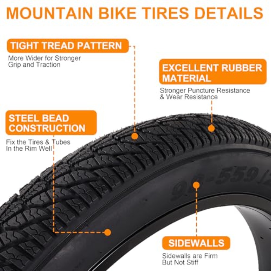 2'li Paket 26x4.0 Şişman Bisik - Mountain Biking Tube incelemesi ve fiyatı