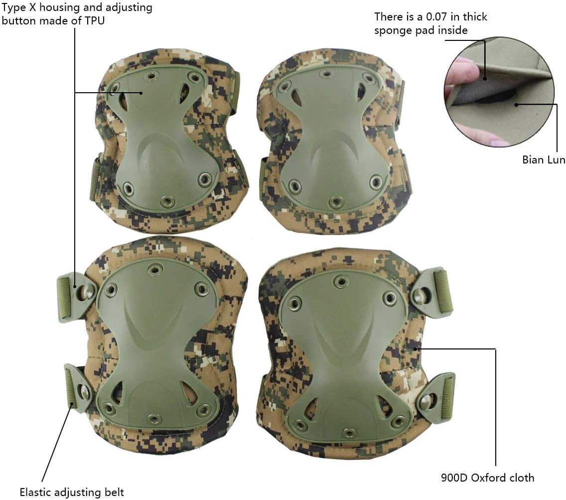 SSUNTAK Camo Taktik Diz Dirsek - Mountain Biking Elbow Pads incelemesi ve fiyatı